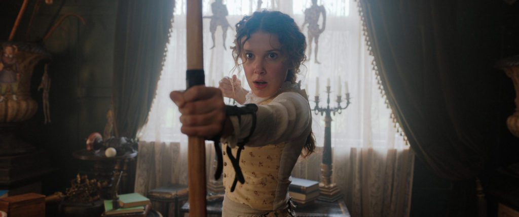 First Look At Netflix ‘ENOLA HOLMES’ with Millie Bobby Brown, Henry Cavill & Sam Claflin