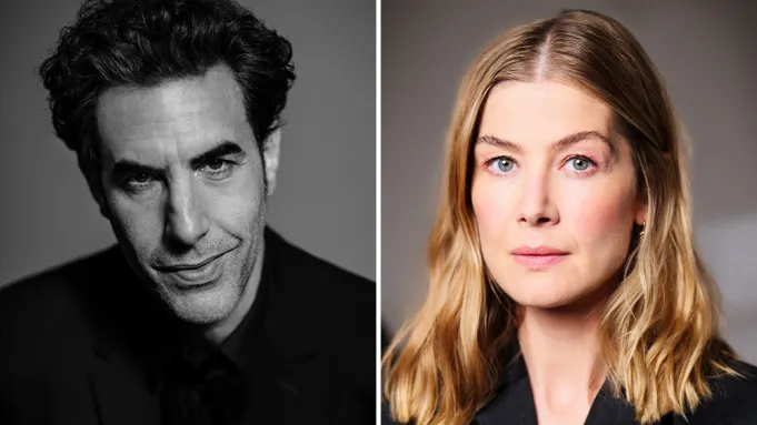 Sacha Baron Cohen & Rosamund Pike Sign On To Lead Netflix Film ‘Ladies First’