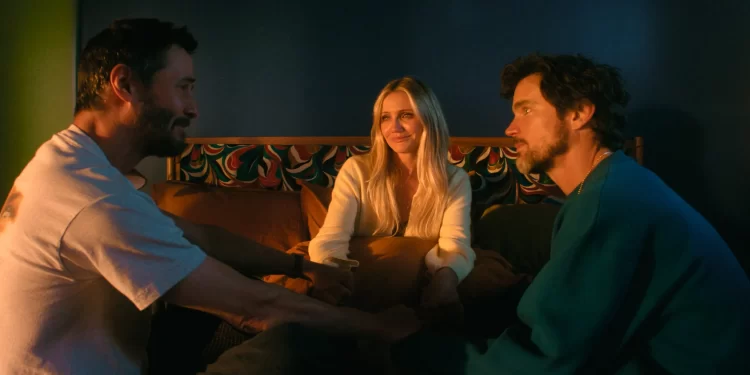 First Look At Keanu Reeves and Cameron Diaz In Apple TV Movie ‘Outcome’