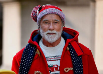 First Look At Alan Ritchson & Arnold Schwarzenegger’s Holiday Heist Film