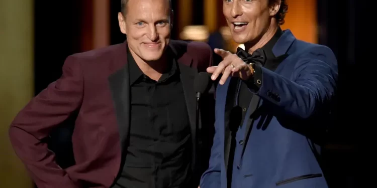 First Look At Matthew McConaughey & Woody Harrelson In Apple TV’s ‘Brothers’