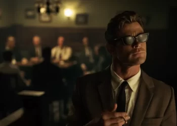 First Look At Chris Hemsworth & Taron Egerton In Crime-Thriller ‘Kockroach’