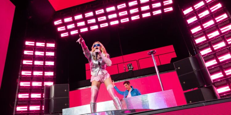 Madonna Sets Times Square Ablaze with Surprise Performance and Debut of New Track “Love Sensation”